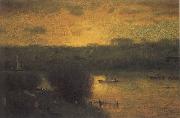 George Inness Sunset on the Passaic china oil painting artist